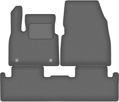 Wielganizator WLG-CARLUX-GRAFIET - Autovloermatten - Renault Megane E-Tech Crossover - 2022 - Welours - Grafiet