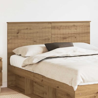 vidaXL Hoofdbord Artisan Eiken Bewerkt hout