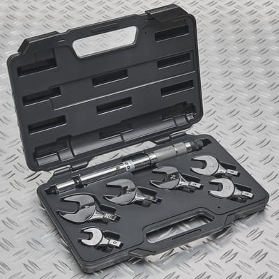 Datona® Momentsleutel Set met Insteek-Steeksleutels – Bereik 10-75 Nm – Inclusief 6 Insteeksleutels – Compacte Opbergkoffer – Ideaal Voor Circuit en Werkplaats