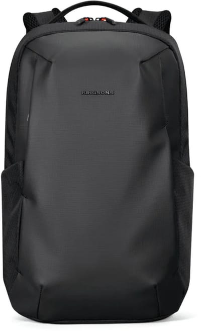 Kingsons MetroGo Lite - Business & Tech - Laptop Rugzak 15,6 Inch - 22L - Waterafstotend - Lichtgewicht - Zakelijke Rugzak - KS663 - Zwart