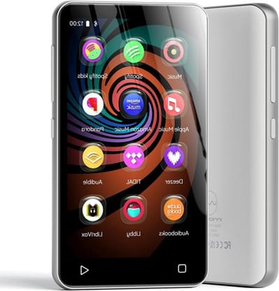 MP3-Speler – Muziekspeler – MP4-Speler – Draagbare Muziekspeler – Spotify Speler – 4-Inch Full-Touchscreen – Bluetooth & WiFi – 160GB Opslag – Ouderlijk Toezicht – Wit