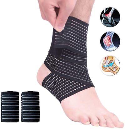 Elastische Compressie Enkelsteun - Verstelbare Bandage voor Sport en Herstel