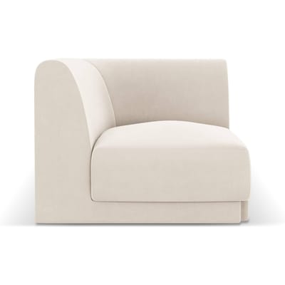Modulair hoekelement Miley velvet | Micadoni Limited Edition