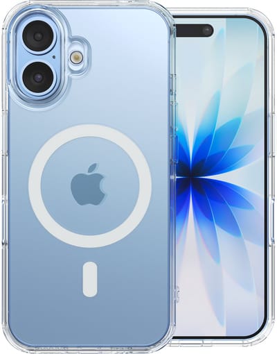 Hoesje - Geschikt voor iPhone 17 - Transparant - Geschikt voor MagSafe – Slank - Shock proof hoes