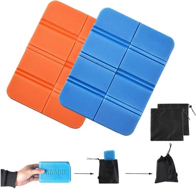 Opvouwbare Zitmat - 2 Stuks Thermisch Geïsoleerd Waterdichte Schuimmat voor Buitensporten