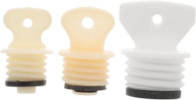 Draagbare Warmwaterkruik Dop - Afsluitstop Kruik - Warmte Therapie - Lekvrije Afdichting - 4.19 x 3 x 3 cm - Zwart