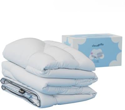 Cloudpillo Partnerdekbed - Voor alle seizoenen - Afstelbaar per kant - 200x220 cm - Tweepersoons Dekbed - 4 Seizoenen