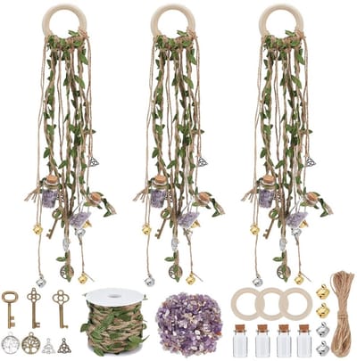 Store_9 - Hexenklokken Set - Bescherming - Decoratie voor Huis en Tuin - Beschermende Klokken - Magische Sfeer - Tuinaccessoires - Geschikt voor Bi...