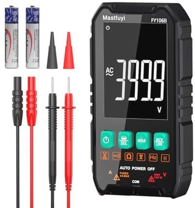 Digitale Multimeter met NCV, Compacte en Intelligente Elektrische Tester, TRMS 4000 met Overbelastingsbeveiliging
