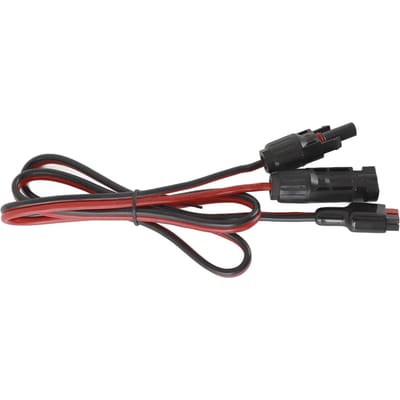 Zonne-naar-30A Koperen Mobiele Energieopslag Batterij Adapterkabel Laadconnector Kabel voor Anderson 30A 12AWG 1,0m black