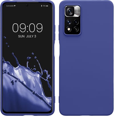 kwmobile telefoonhoesje geschikt voor Xiaomi Redmi Note 11 Pro / Note 11 Pro (5G) / Note 12 Pro (4G) - Hoesje voor smartphone - Back cover in blauwpaars