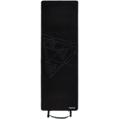Avento Fitnessmat Neopreen - 180 x 60 x 0.6 cm - Zwart/Grijs