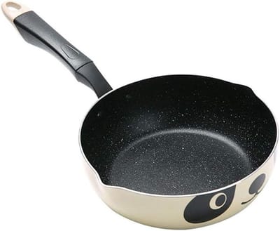 Koekenpan - Frituurpan - Lekker Koken - Antiaanbaklaag - 20 cm diameter - Zwart