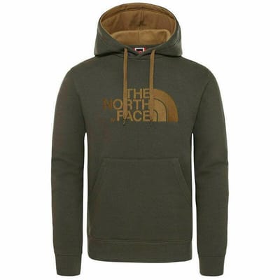 The North Face Heren Drew Peak Borduur Hoodie Groen / Brits Kaki