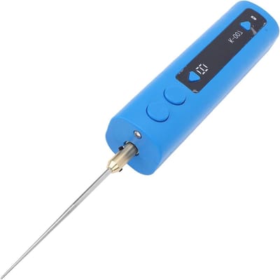 Lijmverwijderaar Machine - Scherm Reiniger - Telefoon Reparatie - 6 Snelheidsniveaus - 14 cm Lengte - Zwart