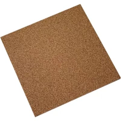 Isolatieplaat Noma Nature - Kurk - Rd Waarde 0,17m² K/w - 10mm - 50x50cm - 4 Stuks