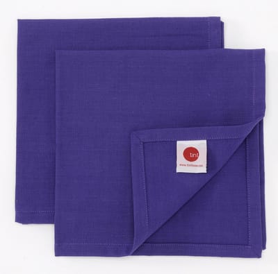 TINT UNI SET 2 SERVETTEN 45X45 IMPERIAL VIOLET