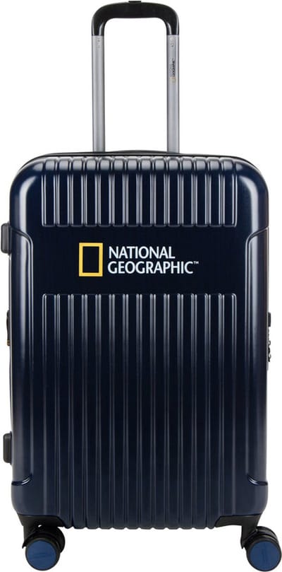 National Geographic Harde Koffer / Trolley / Reiskoffer - 67 cm (Medium) - Transit - Zwart - Zwart / Medium