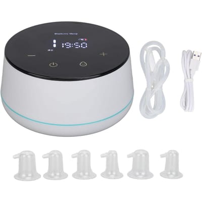 Correcteur de mamelon inversé électrique Affichage LED rechargeable Extracteur de mamelon plat haute puissance à faible bruit white