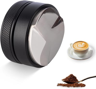 Espressoverdeler - Koffienivelleerder - Perfecte Extractie - In Hoogte Verstelbaar - 58mm - Zwart