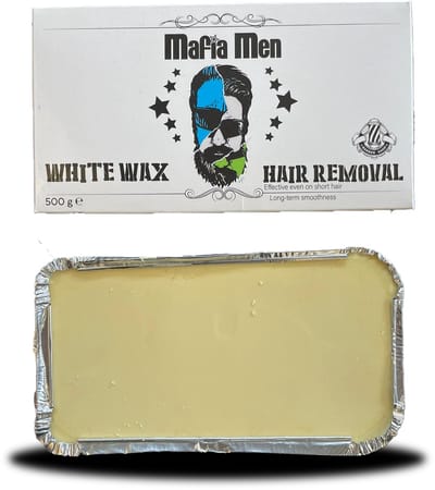 Mafia Men Ontharingswax White 500ml-mg Mask Wax Black Professioneel Harsblock