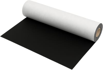 Spinvliesfolie (dampopen folie) - 1,5m x 20m (30 m² per rol) - 120g/m² - zwart