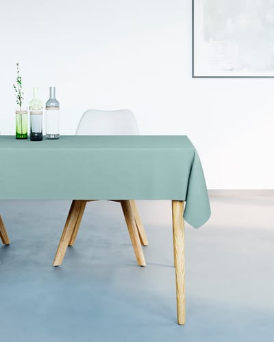 Mistral Home - TAFELKLEED - waterafstotend - 150 x 250 cm - effen kleur - muntgroen