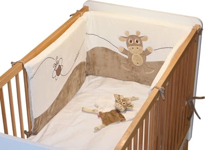 Stefano fashion - Swissy - bedomrander - voor bed 60x120 en 70x140 cm