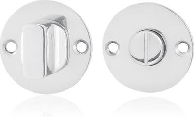 Toiletgarnituur - RVS gepolijst - RVS - GPF - Binnendeur - GPF0911.46 50x2mm stift 5mm RVS gepolijst grote knop