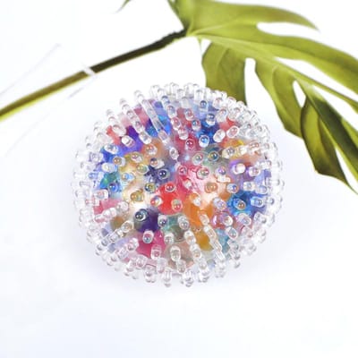 Squishy Kleurrijke Stressballen Stressverlichtende Speeltjes voor Volwassenen Kinderen Angst, Sensorisch Speelgoed voor Autisme ADHD, Paas Kerst Cadeau gray