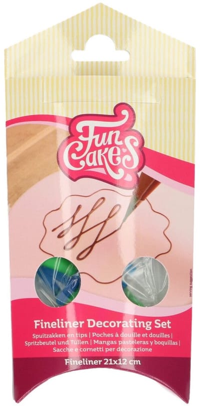 FunCakes Wegwerp Spuitzakken met Afsluitbare Spuitmondjes - Set/10