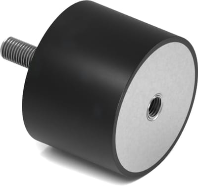 Rubbermagazijn - Trillingsdemper - Type B - 75x55mm - M12 - Set 5 stuks