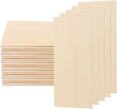 Houten Knutselvellen - Multiplex Platen - DIY Projecten - Vervormingsbestendig - 10x20x0.2 cm - Naturel