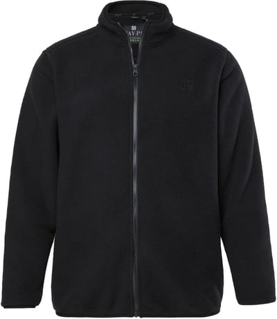JAY-PI - Heren - Fleece jas outdoor level 3 teddyfleece opstaande kraag - Zwart - Maat 3XL