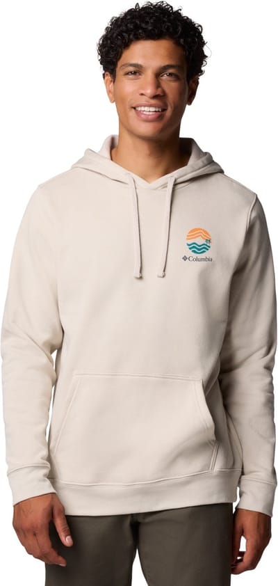 Columbia Columbia Trek Graphic Hoodie, Mannen, Beige, Sweatshirt, maat: L