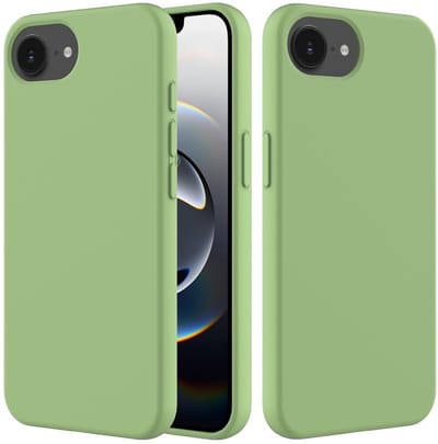 Coverup Hoesje - Geschikt voor iPhone 16e / 17e Hoesje - Coverup Liquid Colour Back Cover - Frog Green