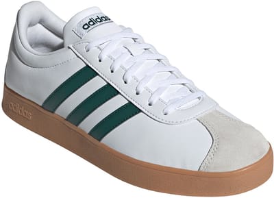 Adidas Heren VL COURT Base Sneakers Leren Schoenen ID3710 Cloud White / Green