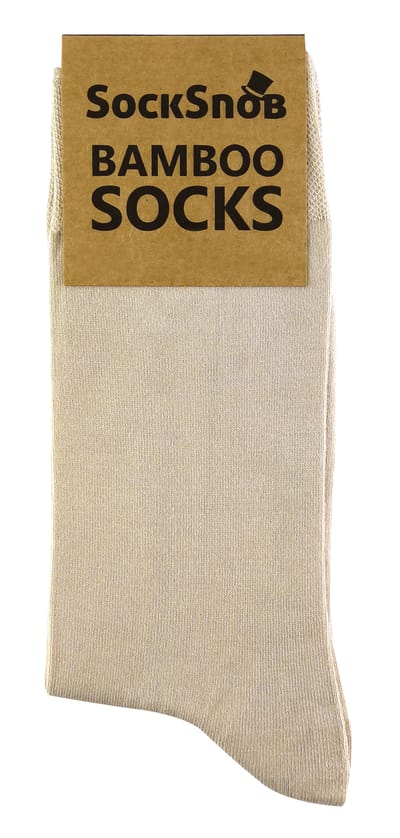 Set van 4 zachte, ademende bamboe sokken voor dames - Natuurlijk