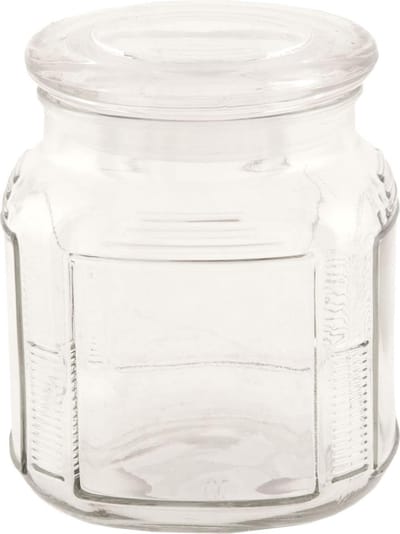 BMPdesign Glazen Voorraadpot - Transparant - 12 cm