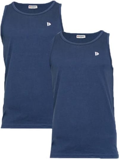 2-Pack Donnay - Muscle shirt (James) - Tanktop - Heren - Navy (010) - maat XXL