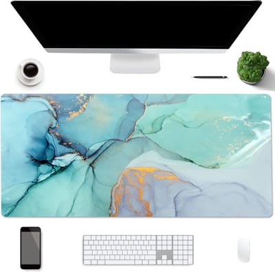 Dubbelzijdige Bureau-onderlegger - Waterdicht Schrijfblok - Antislip - Groot Formaat - Bureau Mat - Maatnaam: 90X40CM