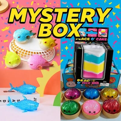 Mysterieuze Squishy Blind Box Verrassingspakket Schattige Oceaan Dessert Vormen Willekeurig Verzamelbaar Zacht Knijpspeeltje Stressverlichting Speelcadeau United States blue