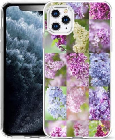 Cityhoesje-iPhone 14 Pro hoesje – Bloemen – Backcover