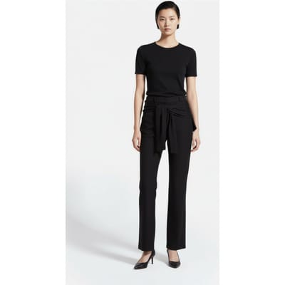 Streetwear Favourites Coperni – Jersey Wrap Pants Black Größe: 40 | Stoffhosen Outlet | Damen | Schwarz