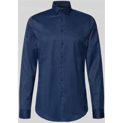 Slim fit Zakelijk Hemd met Kentkraag en extra lange Mouwen