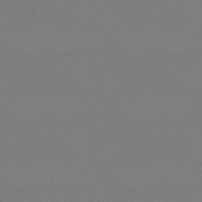 Ton sur ton behang Profhome 389642-GU vliesbehang gestructureerd met een gestreept patroon mat grijs 5,33 m2