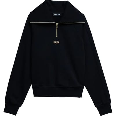 Demi-zip sweatshirt dames Salsa Jeans