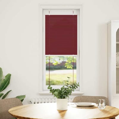 vidaXL - Plissé - rolgordijn - 50x150 - cm - stofbreedte - 49,4 - cm - bordeauxrood