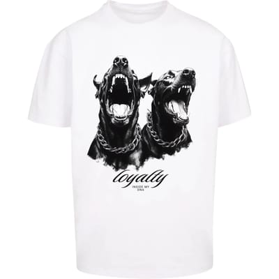 Oversized T-shirt Upscale Loyalty Dogs Heavy