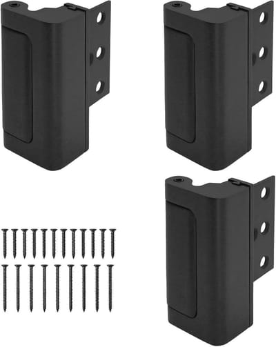 Deurversterkingsslot voor Thuisbeveiliging - Set van 3 - Aluminium Privacy Deurslot